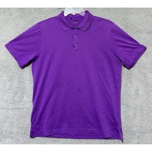 Adidas Puremotion Polo Shirt Purple‎ Mens Large Performance Golf Athleisure